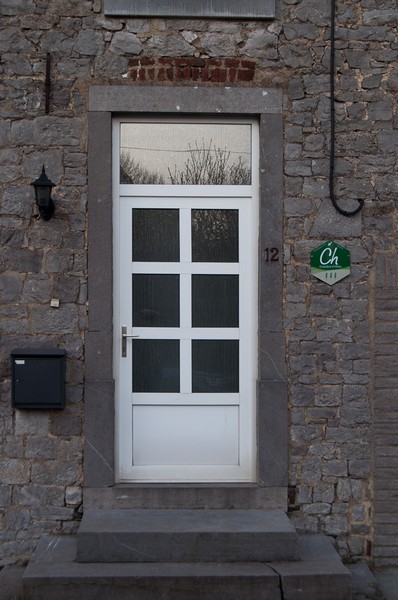 Porte entrée principale de nos chambre d'hots de Gerpinnes - Proche de Charleroi